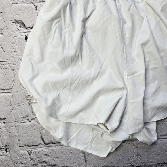 Lululemon Open Back Running Romper 3" Lightweight NWT White Size 8 - Picture 6 of 15
